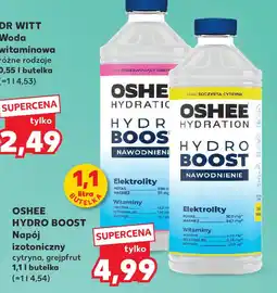 Kaufland OSHEE Napój izotoniczny wieloowocowy, witaminy i minerały 1 l butelka oferta