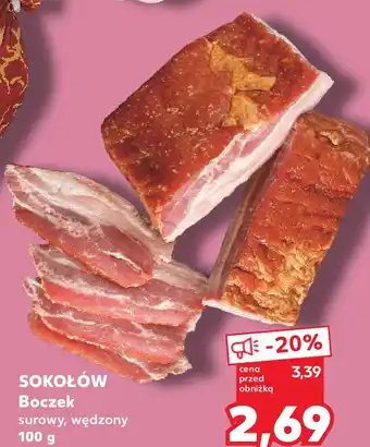 Kaufland SOKOŁÓW Boczek surowy, wędzony oferta