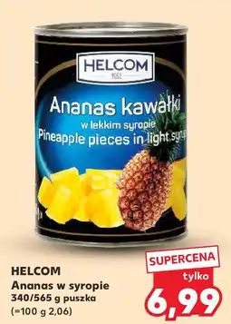 Kaufland HELCOM Ananas w syropie 340/565 g puszka oferta