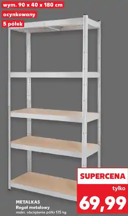 Kaufland Regał metalowy METALKAS oferta