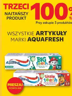 Kaufland WSZYSTKIE ARTYKUŁY MARKI AQUAFRESH oferta
