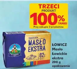 Kaufland ŁOWICZ Masło łowickie ekstra 200 g opakowanie oferta