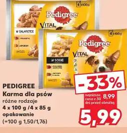 Kaufland Karma dla psów różne rodzaje 4 x 100 g /4 x 85 g opakowanie oferta