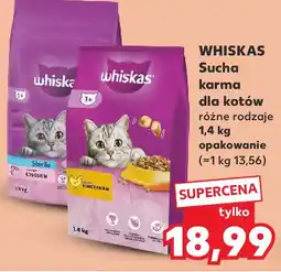 Kaufland Sucha karma dla kotów różne rodzaje 1,4 kg opakowanie oferta