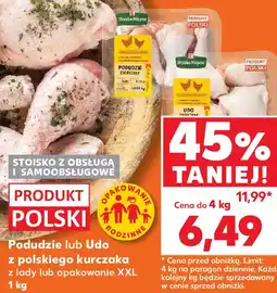 Kaufland Podudzie lub Udo z polskiego kurczaka z lady lub opakowanie XXL oferta