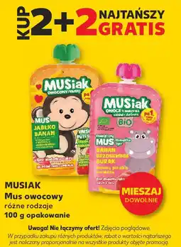Kaufland MUSIAK Mus owocowy różne rodzaje oferta