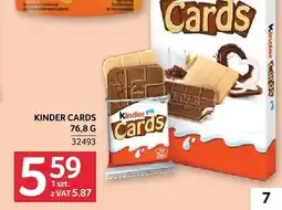 Selgros Kinder Cards oferta