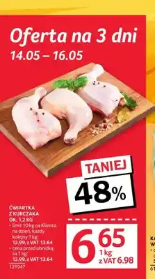 Selgros Ćwiartka z kurczaka oferta