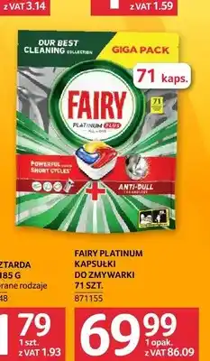 Selgros Fairy Platinum Kapsułki do zmywarki oferta
