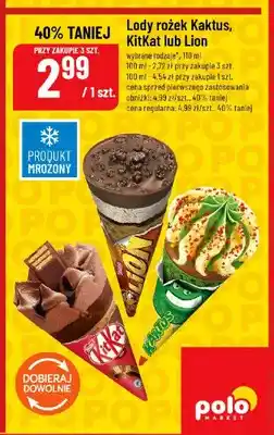 Polomarket Lody rożek KitKat oferta