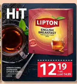Selgros Lipton Herbata czarna ekspresowa oferta