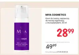 Rossmann Krem do twarzy naprawczy do nocnej regeneracji z neuropeptydami MIYA COSMETICS oferta