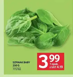 Selgros Szpinak Baby oferta