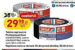 Castorama Taśma naprawcza tesa Professional Duct czarna wym. 50m x 50mm oferta