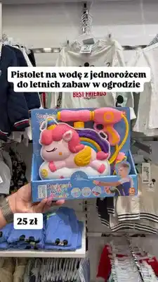 Pepco Pistolet na wodę z jednorożcem oferta