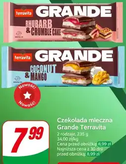 Dino Czekolada mleczna Grande Terravita Rhubarb & Crumble Cake oferta