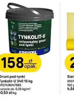 Castorama Grunt pod tynki Tynkolit-U 340 KREISEL oferta