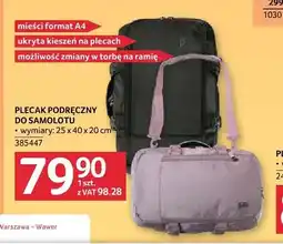 Selgros Plecak podręczny do samolotu oferta