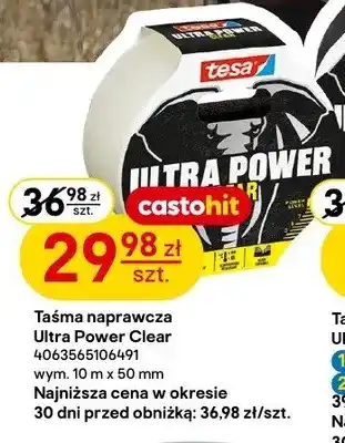 Taśma naprawcza tesa Ultra Power Clear wym. 10m x 50mm