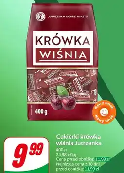 Dino Cukierki krówka wiśnia Jutrzenka Nowy smak oferta