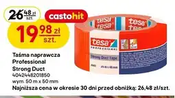 Castorama Taśma naprawcza tesa Professional Strong Duct wym. 50m x 50mm oferta