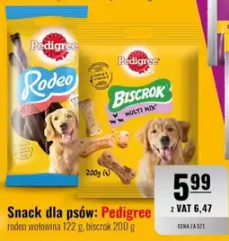 Eurocash Snack dla psów: Pedigree rodeo wołowina / biscrok oferta