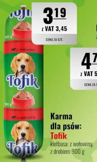 Eurocash Karma dla psów: Tofik oferta