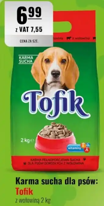 Eurocash Karma sucha dla psów: Tofik oferta