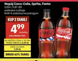 Delikatesy Centrum Napój Coca-Cola, Sprite, Fanta oferta