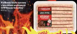 Delikatesy Centrum Kiełbaski białe surowe z boczkiem wędzonym Grill House Sokołów oferta