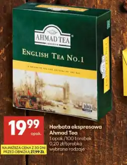 Delikatesy Centrum Herbata ekspresowa Ahmad Tea oferta