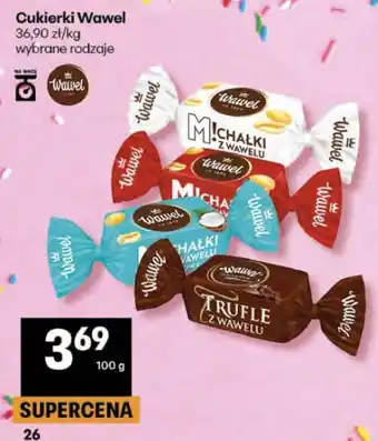 Delikatesy Centrum Cukierki Wawel oferta