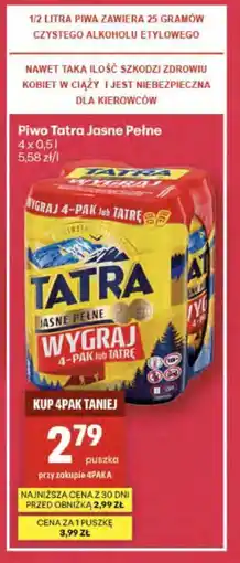 Delikatesy Centrum Piwo Tatra Jasne Pełne oferta