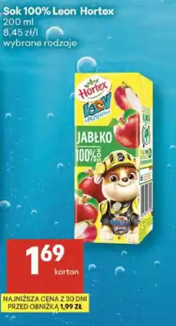 Delikatesy Centrum Sok 100% Leon Hortex oferta