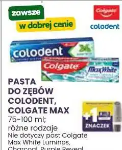 Stokrotka PASTA DO ZĘBÓW COLODENT, COLGATE MAX oferta