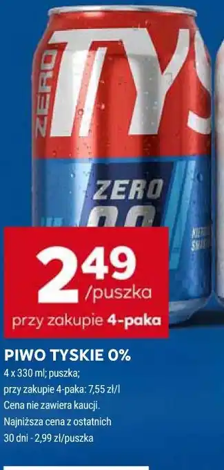Stokrotka PIWO TYSKIE 0% oferta