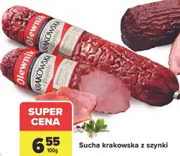 Carrefour Sucha krakowska z szynki oferta