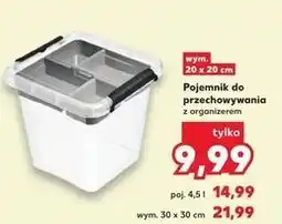 Kaufland Pojemnik do przechowywania z organizerem 30 x cm oferta