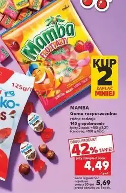Kaufland Guma rozpuszczalna Mamba Party oferta