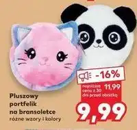 Kaufland Portfelik pluszowy na bransoletce oferta