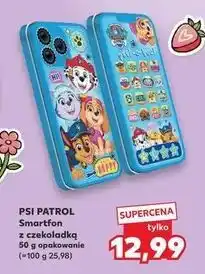 Kaufland Smartfon z czekolady psi patrol oferta