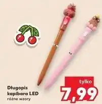 Kaufland Długopis led kapibara oferta