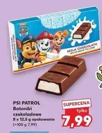 Kaufland Batoniki czekoladowe psi patrol oferta