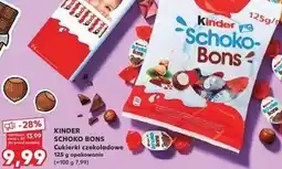 Kaufland Cukierki czekoladowe Kinder Schoko-Bons oferta