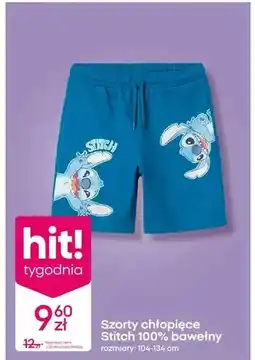 Pepco Szorty chłopięce Stitch oferta