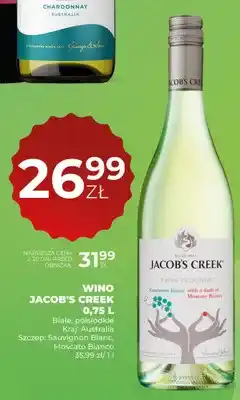 Duży Ben Wino Jacob's Creek Twin Pickings Sauvignon Blanc Moscato Bianco białe półsłodkie oferta