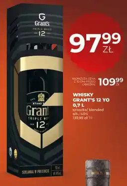 Duży Ben Whisky Grant's 12 YO szkocka blended ze szklanką oferta