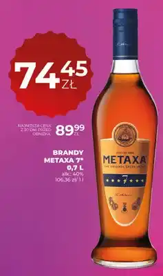 Duży Ben Brandy Metaxa 7* alk. 40% oferta