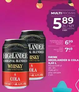 Duży Ben Drink Highlander & Cola oferta