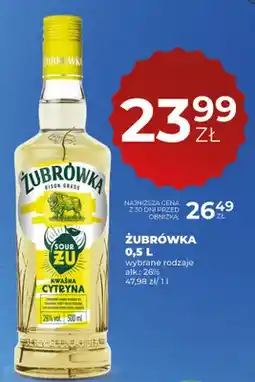 Duży Ben Wódka Żubrówka Sour Zu Kwaśna Cytryna alk. 26% oferta